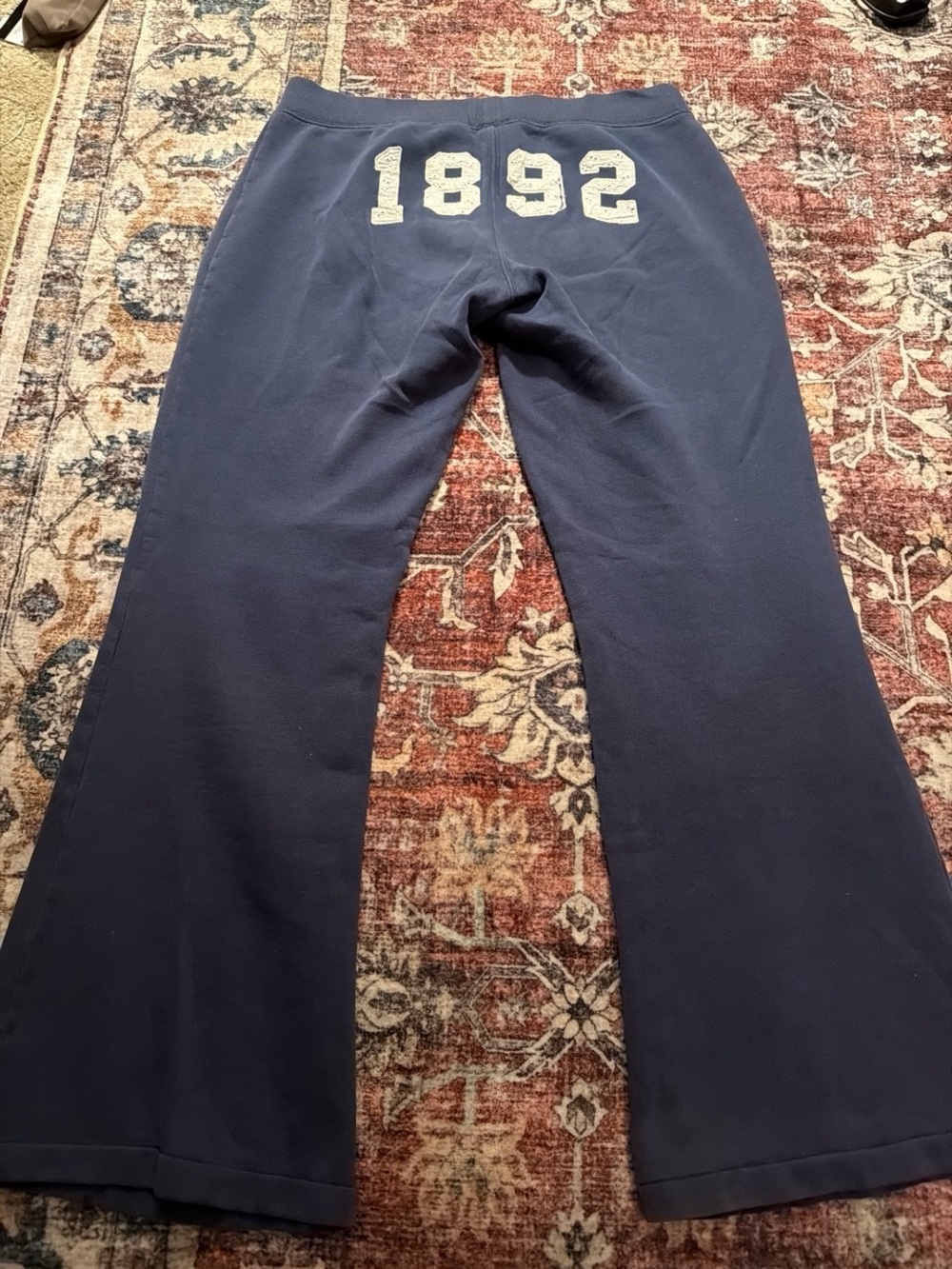 Abercrombie & Fitch Navy Sweatshirt with White '92' Patch
